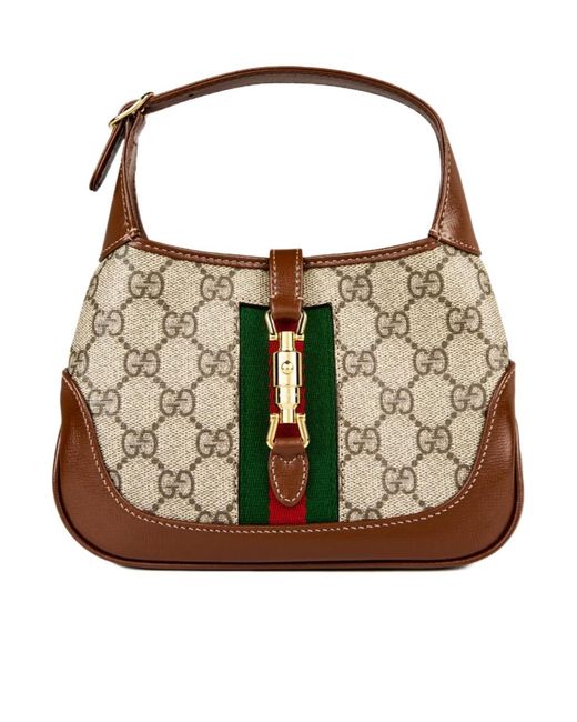 Gucci Brown Mni Aop Jackie Ld05