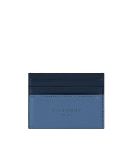 Givenchy Blue Porte Cartes Antigona Stamped Bleu Marine for men
