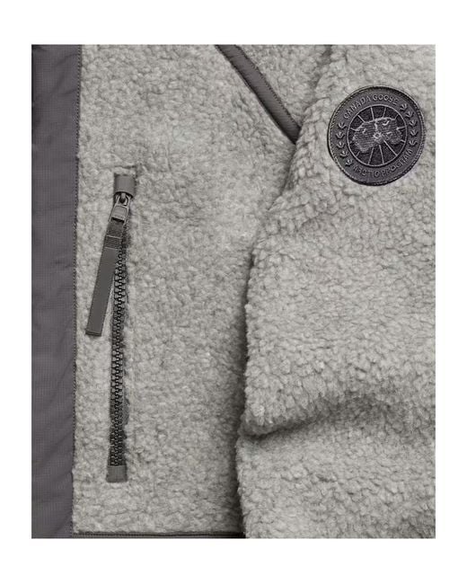 Canada Goose Gray Westport Fleece Jacket for men