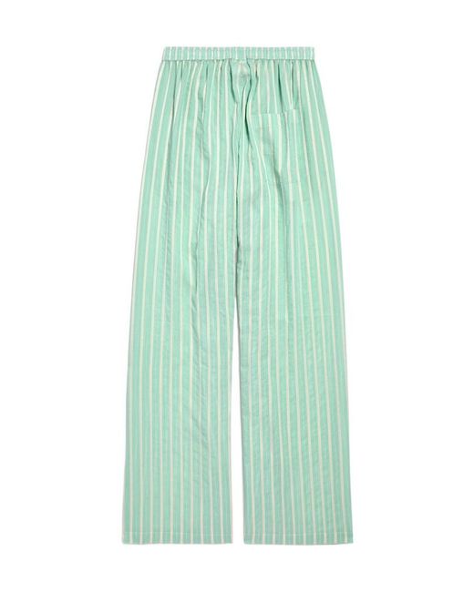 Balenciaga Green Large Pyjama Pants for men