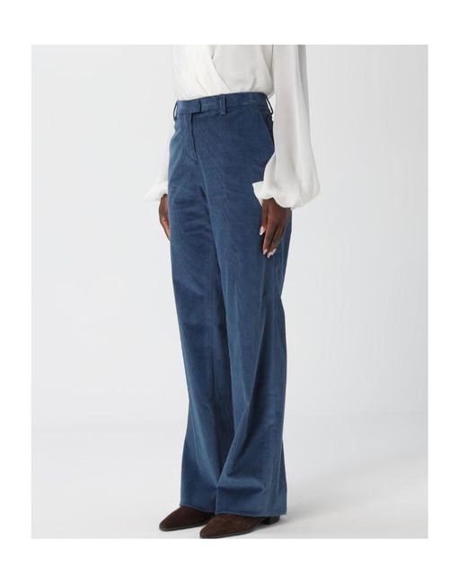 Etro Blue Corduroy Trousers