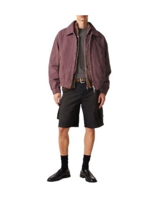Our Legacy Purple Dual-Zipper Jacket for men