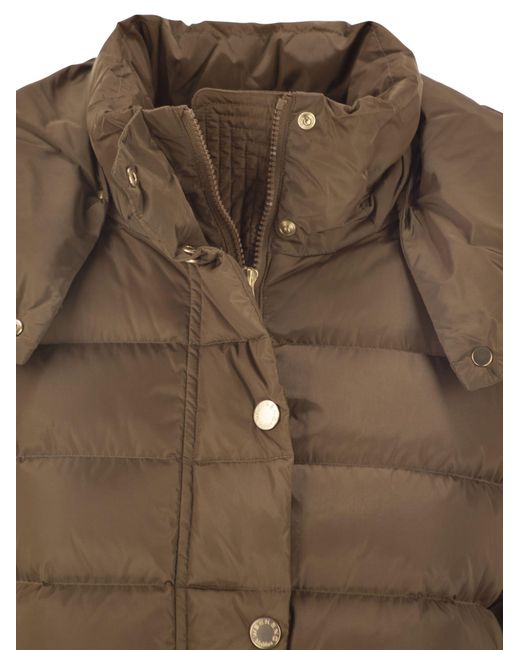Weekend by Maxmara Brown Slim-Fit Down Jacket