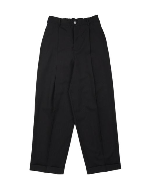 Marni Black Tropical Wool Trousers for men