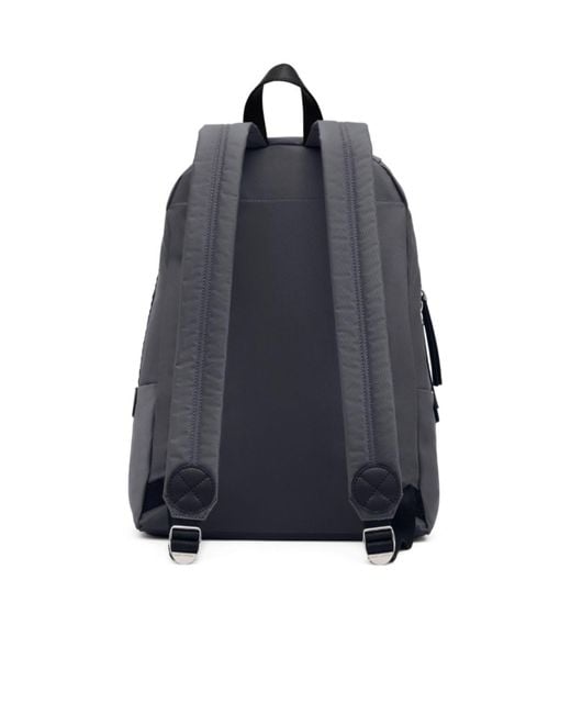 Marc Jacobs Black The Biker Logo-Patch Zipped Large Backpack