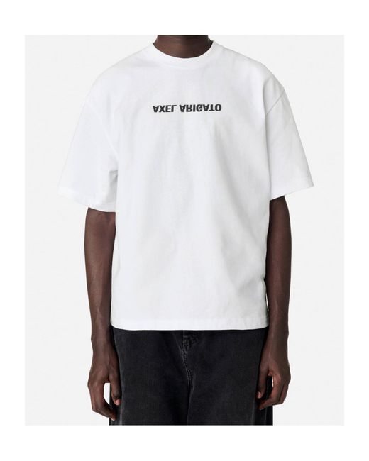 Axel Arigato White Distort T-Shirt for men