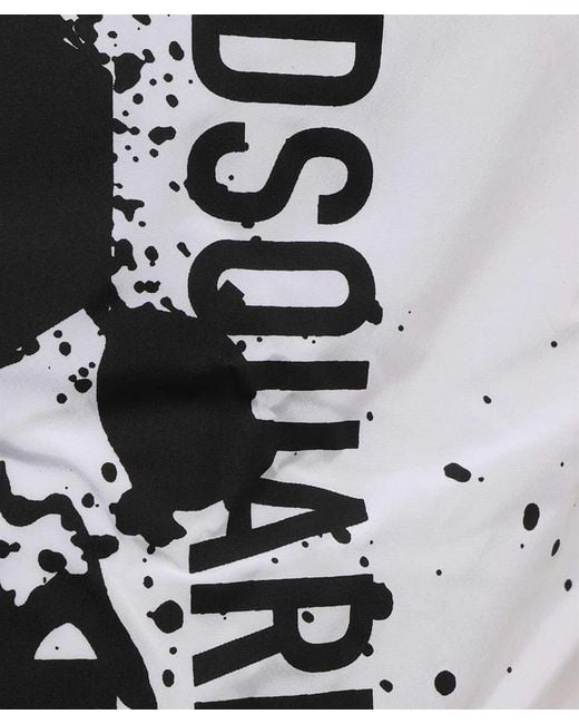 DSquared² White Rope Swimming Trunks for men