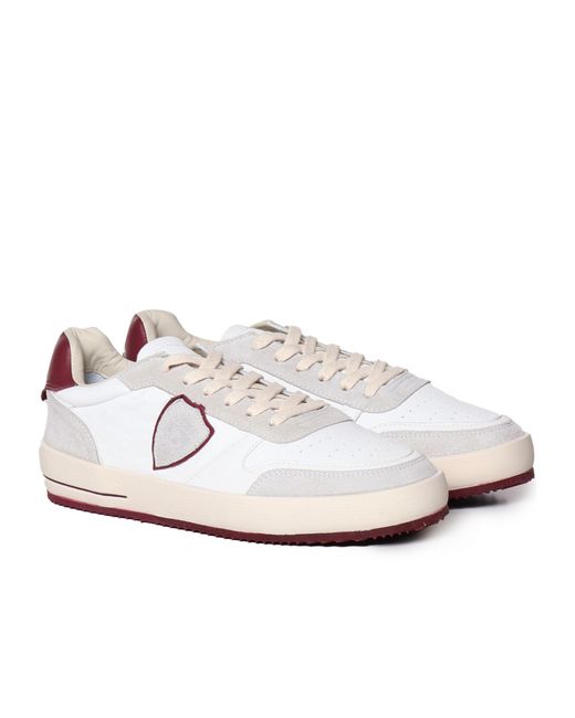 Philippe Model White Nice Low-Top Sneakers for men