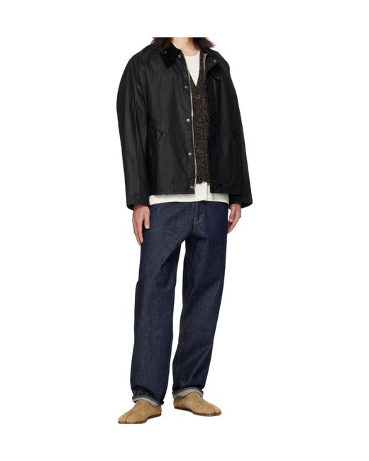 Barbour Black Os Transport Jacket for men