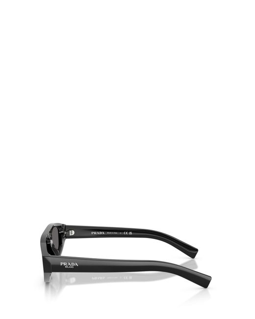 Prada White Eyewear Irregular Frame Sunglasses for men
