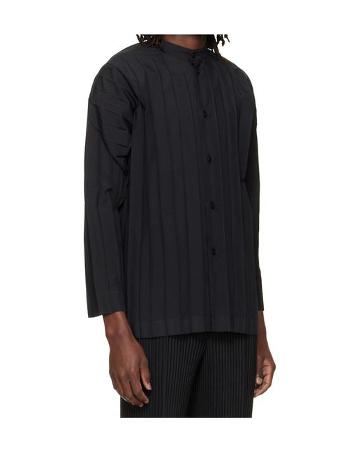 Homme Plissé Issey Miyake Black Edge Shirt for men