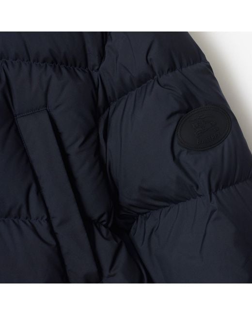 Burberry Blue Down Jacket "Burford" for men
