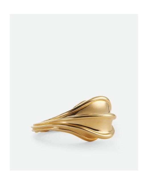 Bottega Veneta Metallic Drop Ring