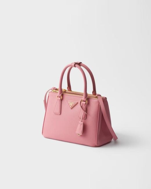Prada Pink Galleria Small Saffiano Leather Bag