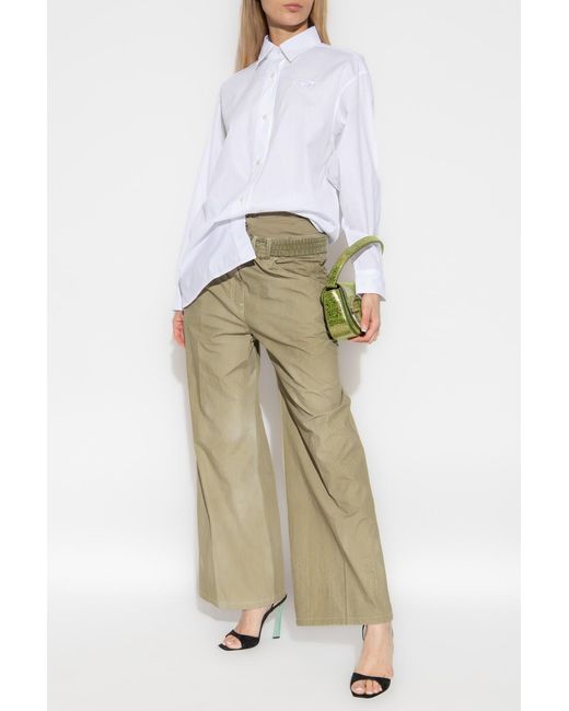 DIESEL White C Bruce B Buttoned Shirt