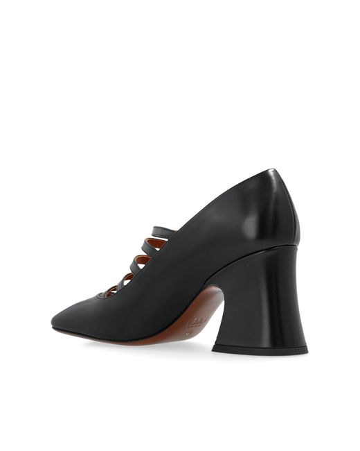 Chloé Black Janis Pump