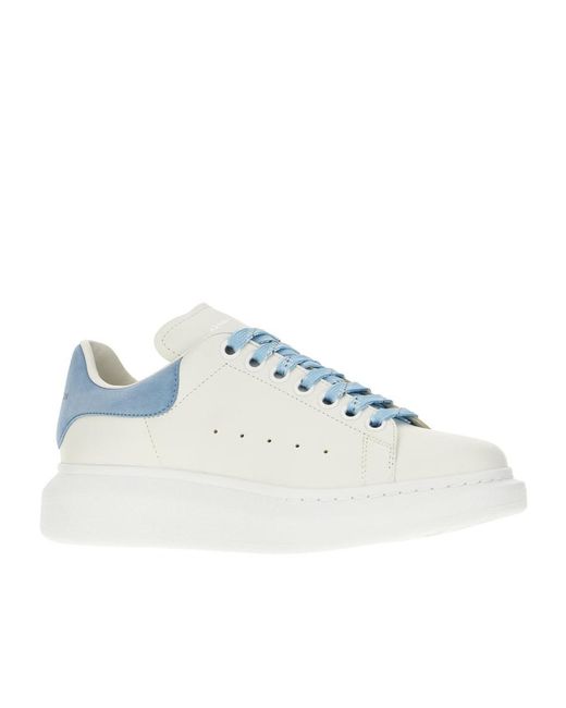 Alexander McQueen White Lace-Up Sneakers