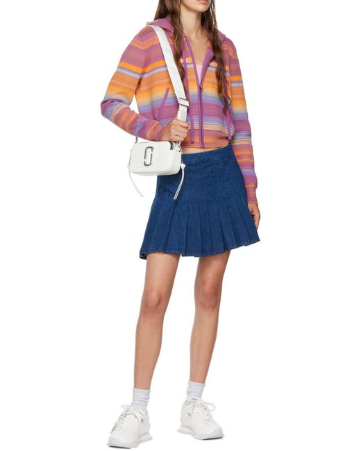 Marc Jacobs White Camera Strap Bag