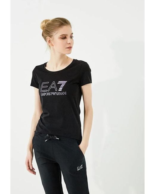 EA7 Black Logo T-Shirt