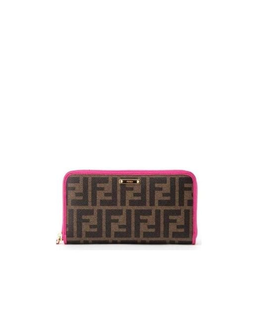 Fendi Brown 'Crayons' Wallet