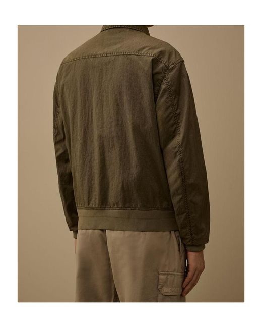 C P Company Green Button Jacket for men