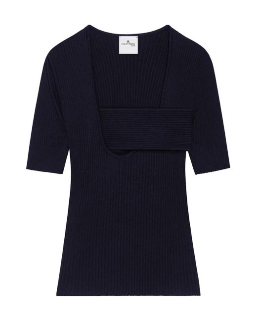 Courreges Blue Infinity Top