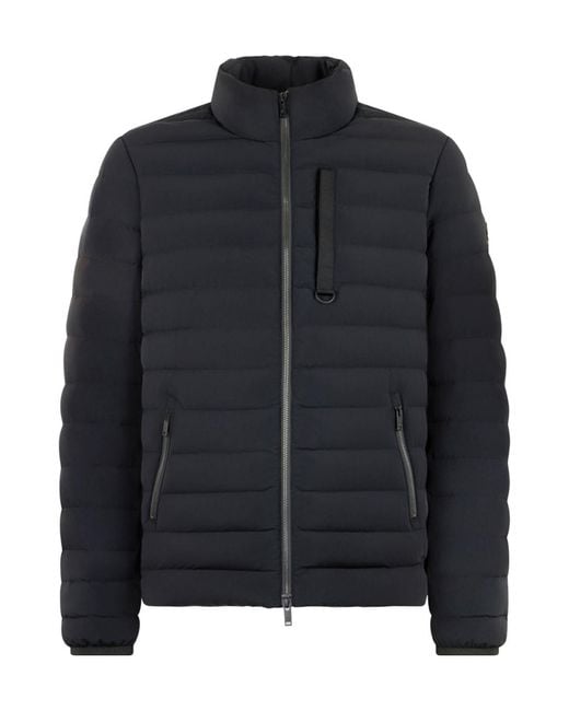 Moose Knuckles Black Apos;S Laki Channel-Quilt Jacket for men
