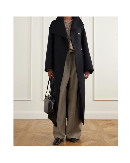 Joseph Black Belted Coat