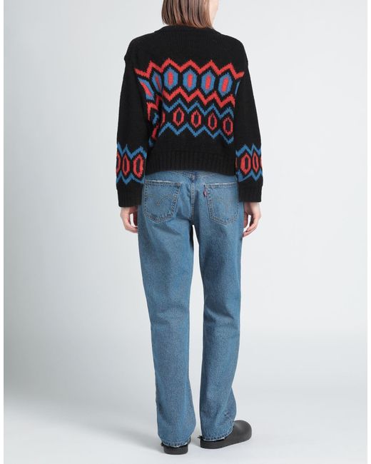 Ganni Black Wool Knit Sweater
