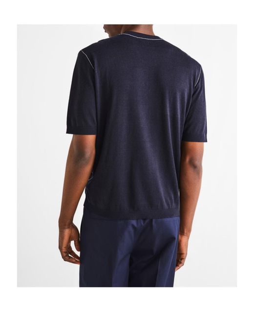 Gucci Blue Ss Crew Wool Sn61 for men