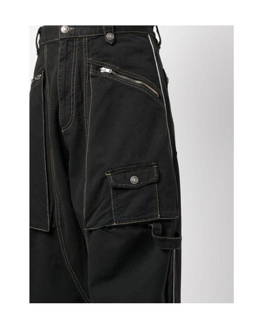 Isabel Marant Black Paciane Straight-Leg Parker Pants for men