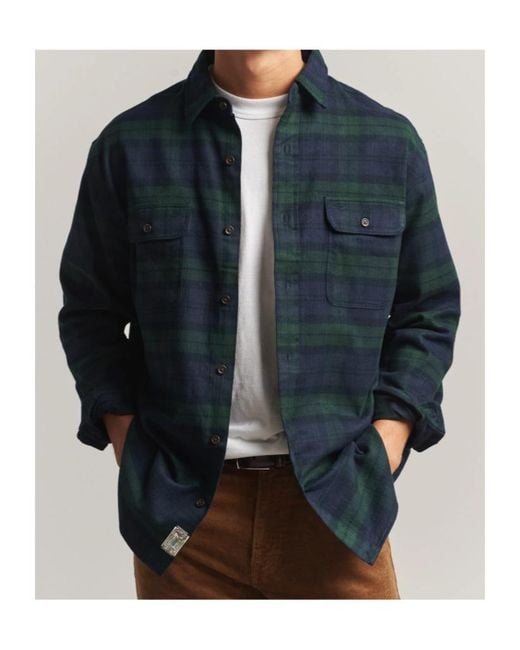 Polo Ralph Lauren Green Long-Sleeved Shirt for men
