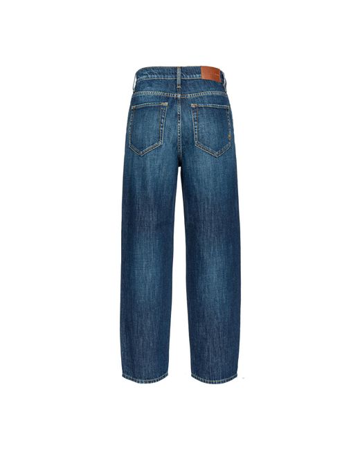 Pinko Blue Estelle Egg Straight-Leg Jeans
