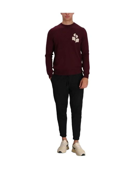Isabel Marant Red Evans Sweater for men