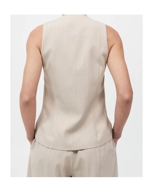 St. Agni Natural Button Vest