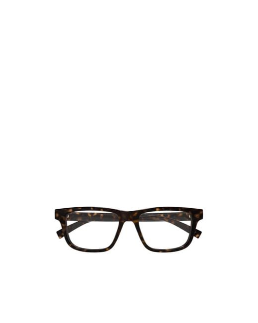 Gucci White Eyewear Rectangular Frame Glasses for men