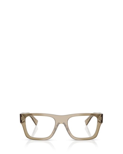 Prada Multicolor Eyewear Rectangle Frame Glasses for men