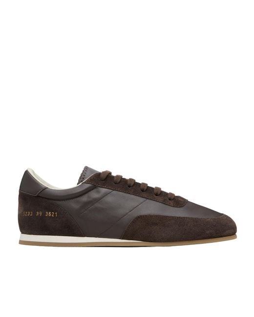 Common Projects Brown Low-Top Casual Sneakers for men
