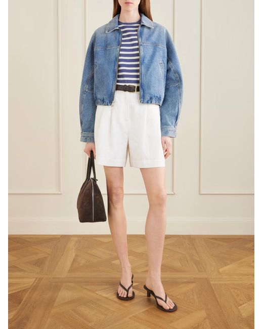 Nili Lotan Blue Lana Striped T-Shirt