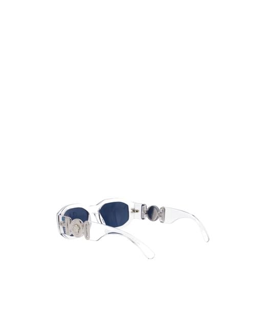 Versace Blue Medusa Biggie Sunglasses for men