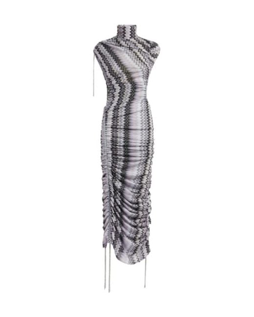 Missoni White High-Necked Dress