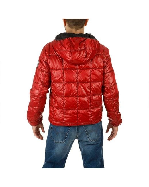 EA7 Red Logo Details Casual Jacket for men