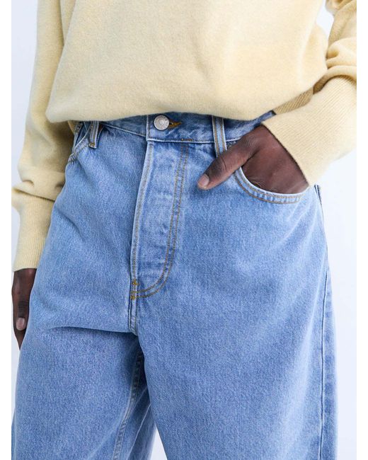Dries Van Noten Blue Belt Loop Jeans for men