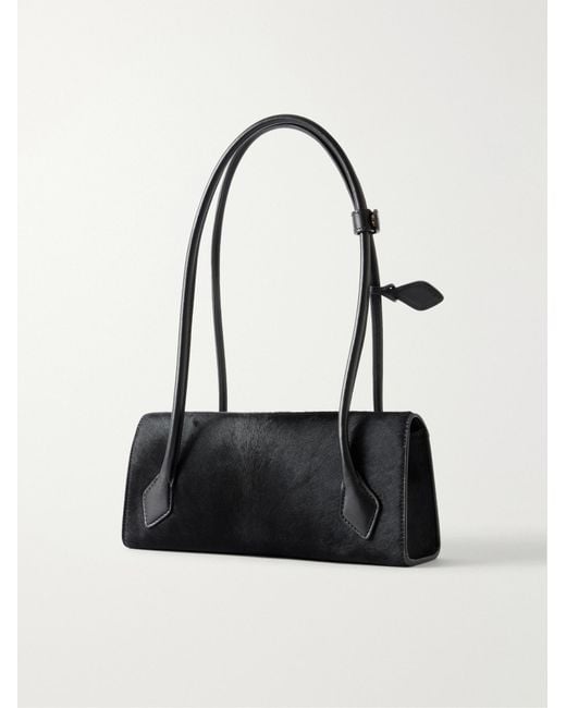 Alaïa Black Alaïa Flap Strap Shoulder Bag