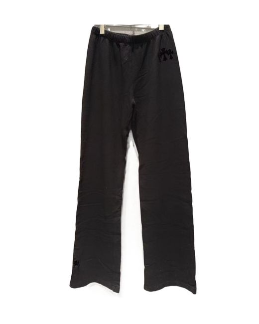 Chrome Hearts Black Elastic Waist Sweatpants for men