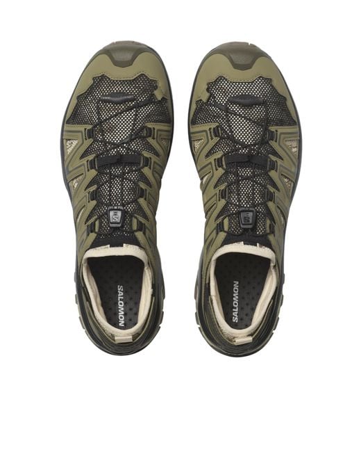 Salomon Lab Green Salomon Xa Pro 3D Modular Low Top Running Shoes for men