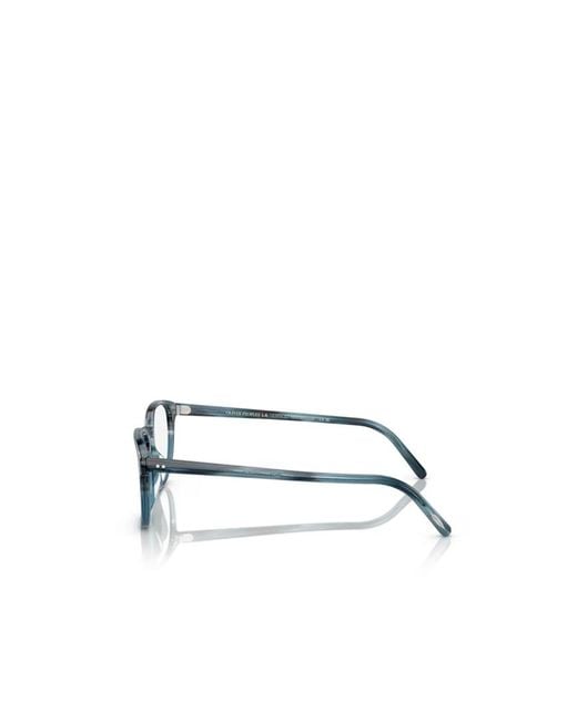 Oliver Peoples White Logo Marking Flat Light Mirror for men