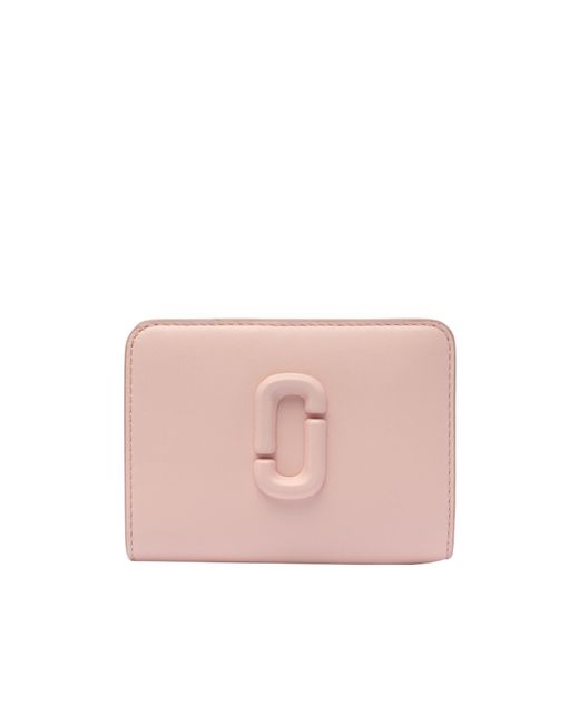 Marc Jacobs Natural The Covered J Marc Bi-Fold Mini Wallet