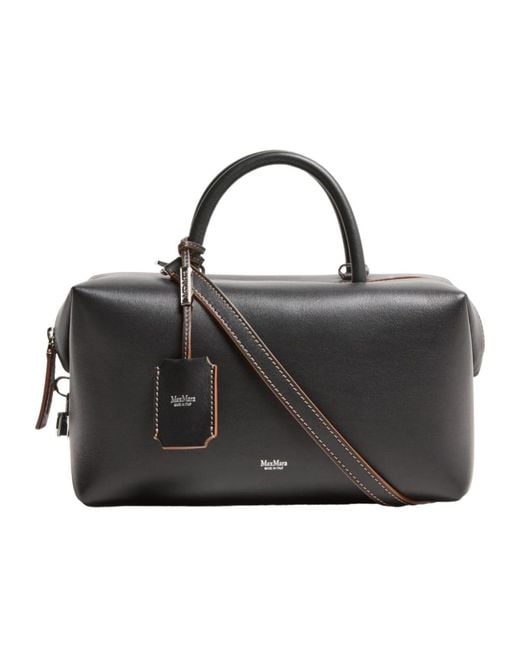 Max Mara Black Boston Medium Handbag