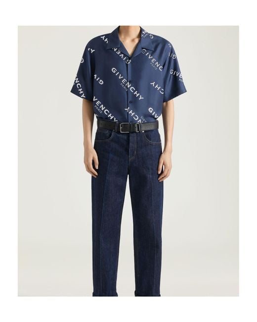 Givenchy Blue Luxury Shirt for men